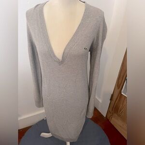 Lacoste Knit Sweater Dress